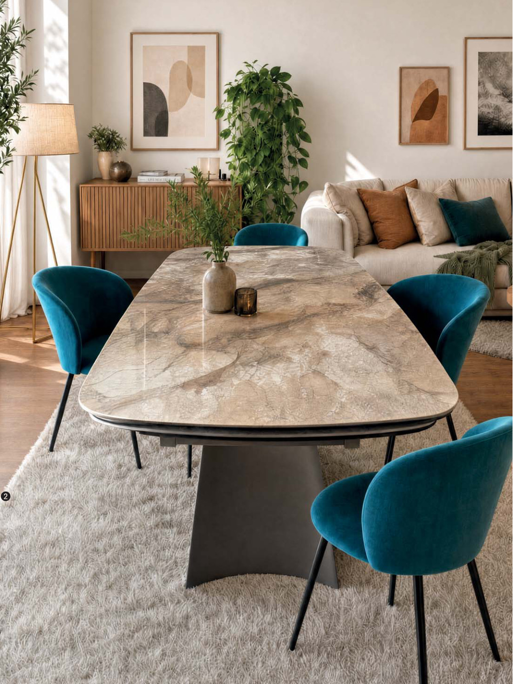 PEZZANI Glam Dining Table